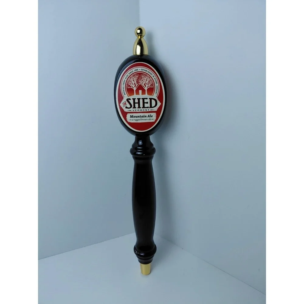 The SHED Brewery - MOUNTAIN ALE Vermont Beer Bar TAP HANDLE KNOB 14.5